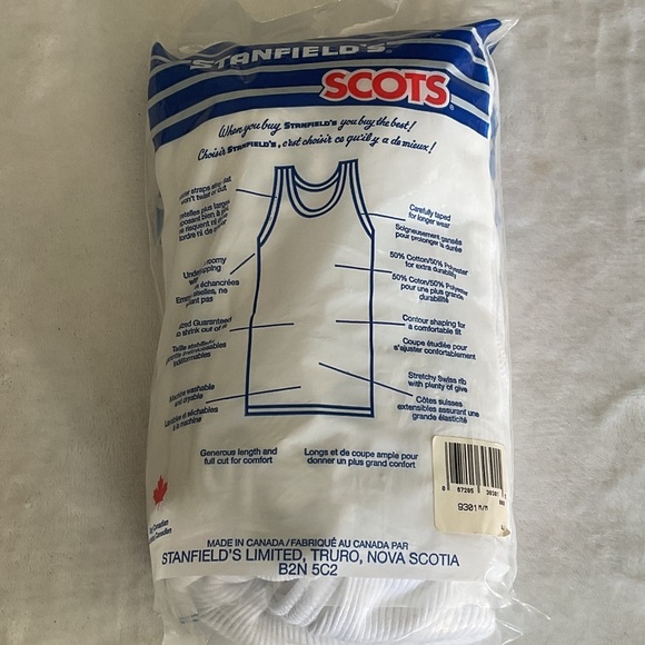 White Men's Athletic vintage Undershirts - Picture 2 of 2